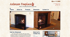 Desktop Screenshot of andersonfireplace.com